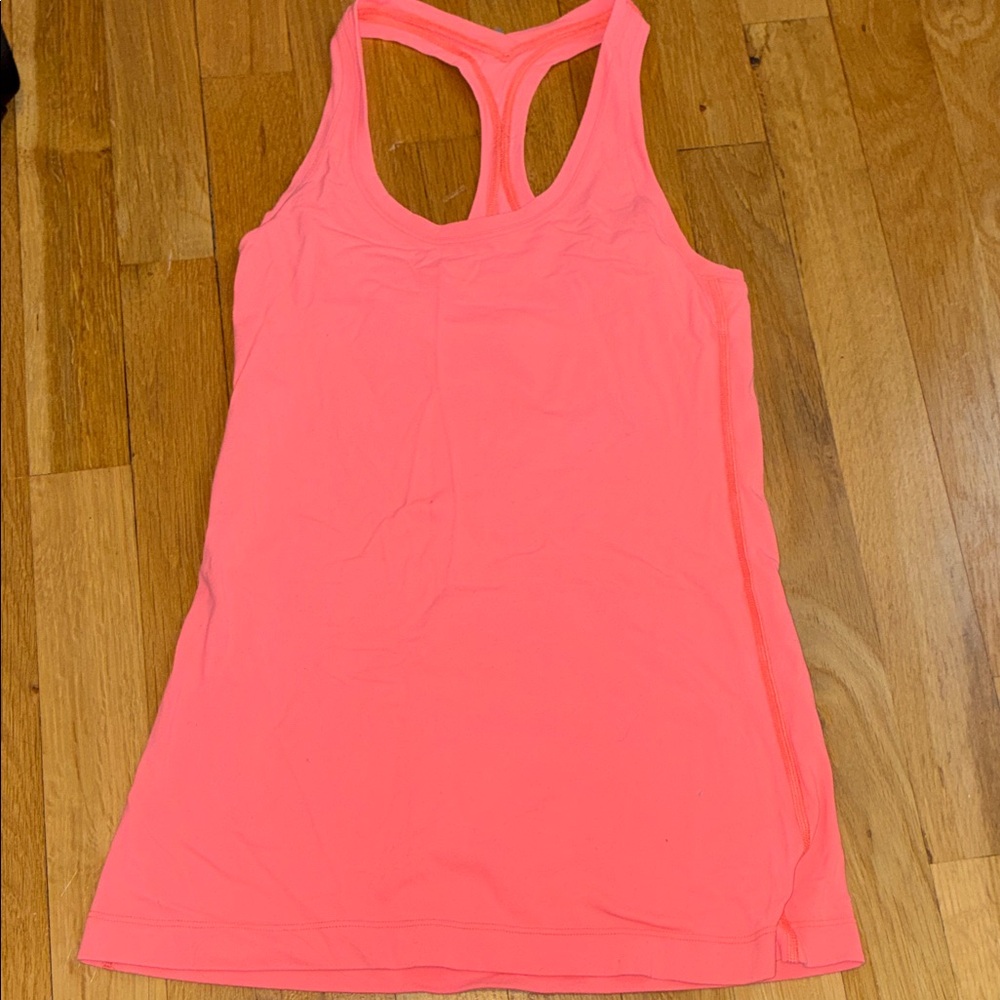 Lululemon Neon Pink Racerback Tank Top